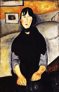 Amedeo Modigliani Young Woman of the People France oil painting art